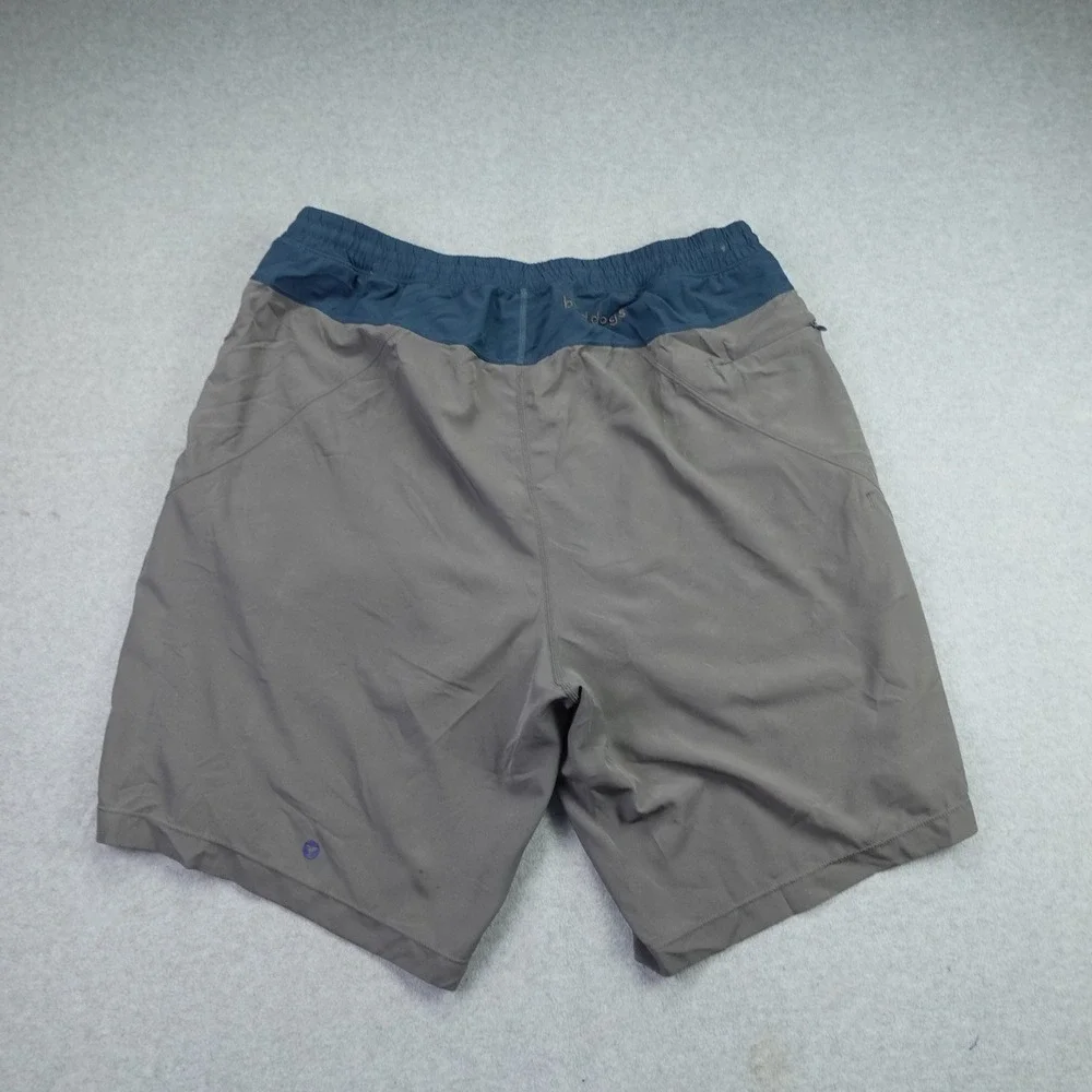 Birddogs Shorts Mens XL Long Gray Boomstick Athletic Lined Activewear Gym